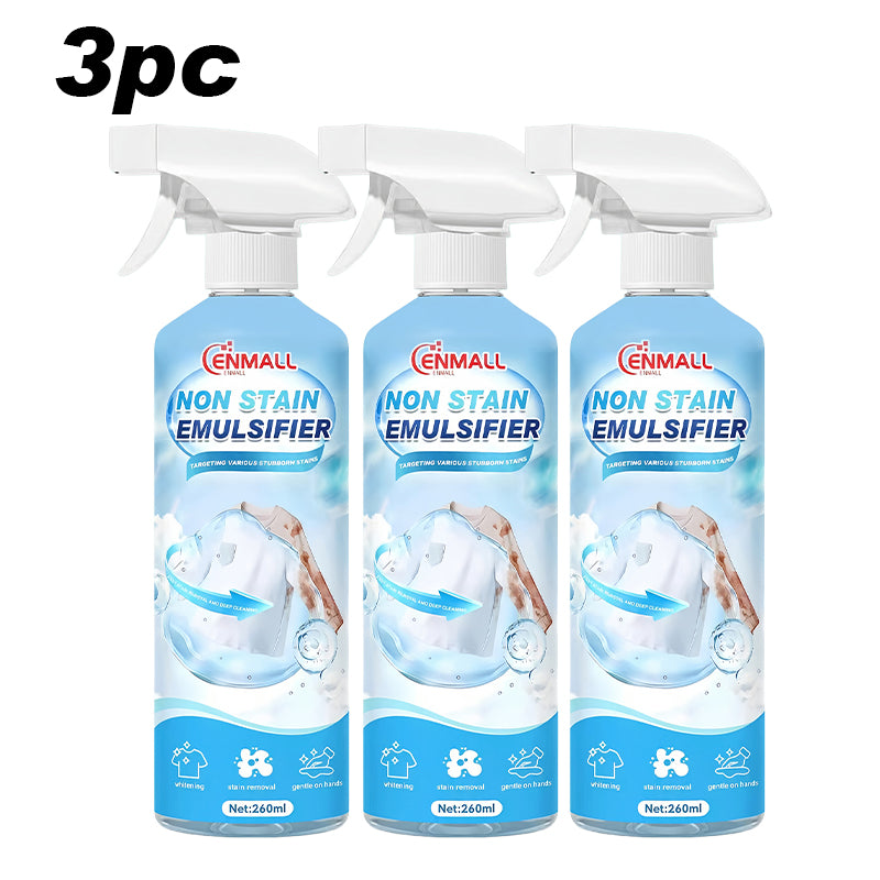 ENMALL Stain Remover Spray | Removes food stains, grease stains, fruit stains, coffee stains, and household fabric stains. Suitable for various occasions - carpets, mattresses, sofas, all types of textiles, hot pot and barbecue parties.