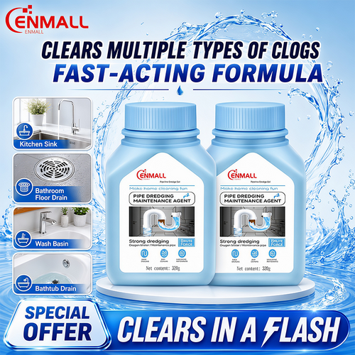 ENMALL Official Powerful household safety grade oil pipe, drain cleaner,sewer, bathroom unblocker - dissolves blockages ,can be used in your home,from the kitchen sink to the washbasin,toilet,floor drain and so on