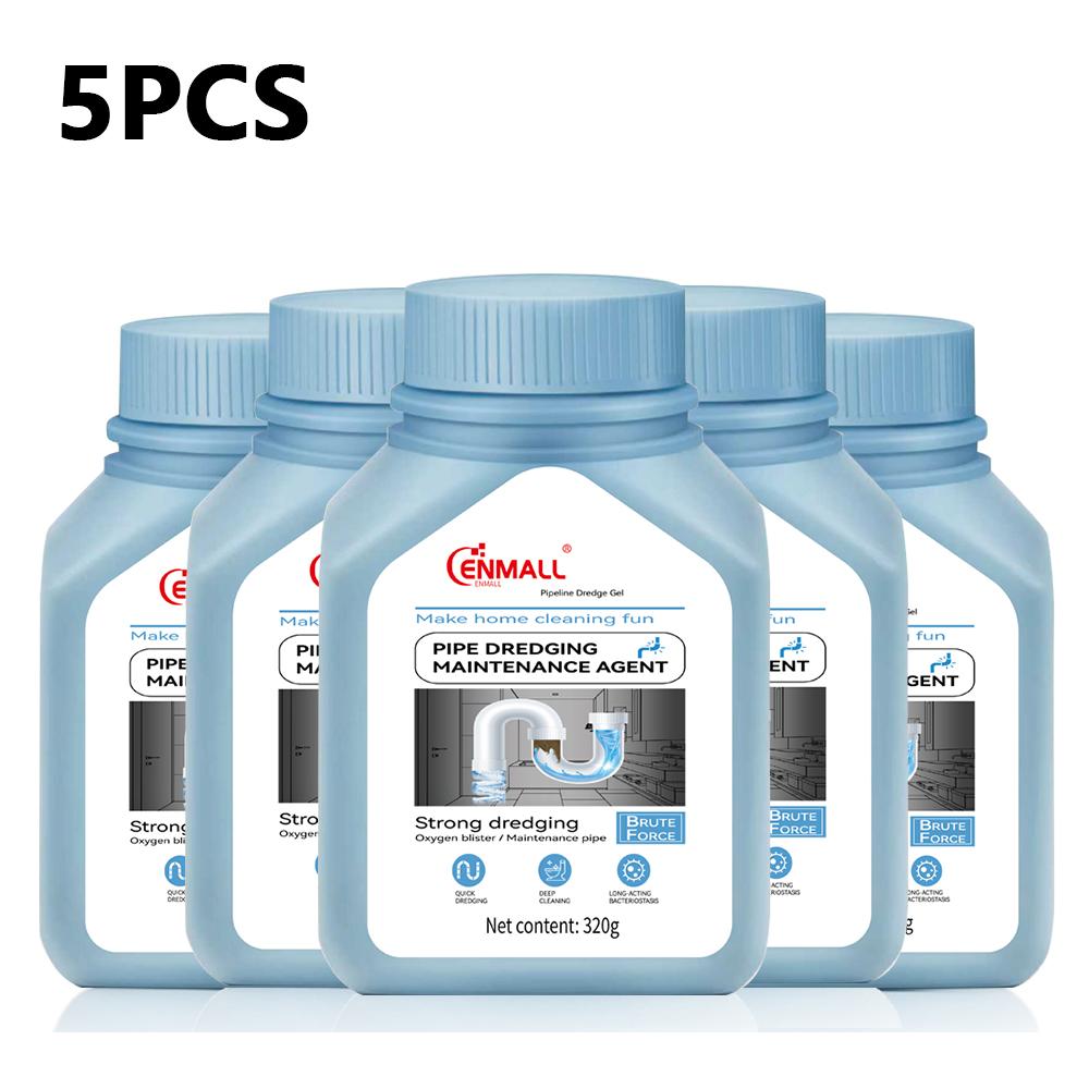 [Limited-time Promotion] ENMALL Powerful household safety grade oil pipe, drain cleaner,sewer, bathroom unblocker - dissolves blockages ,can be used in your home,from the kitchen sink to the washbasin,toilet,floor drain and so on