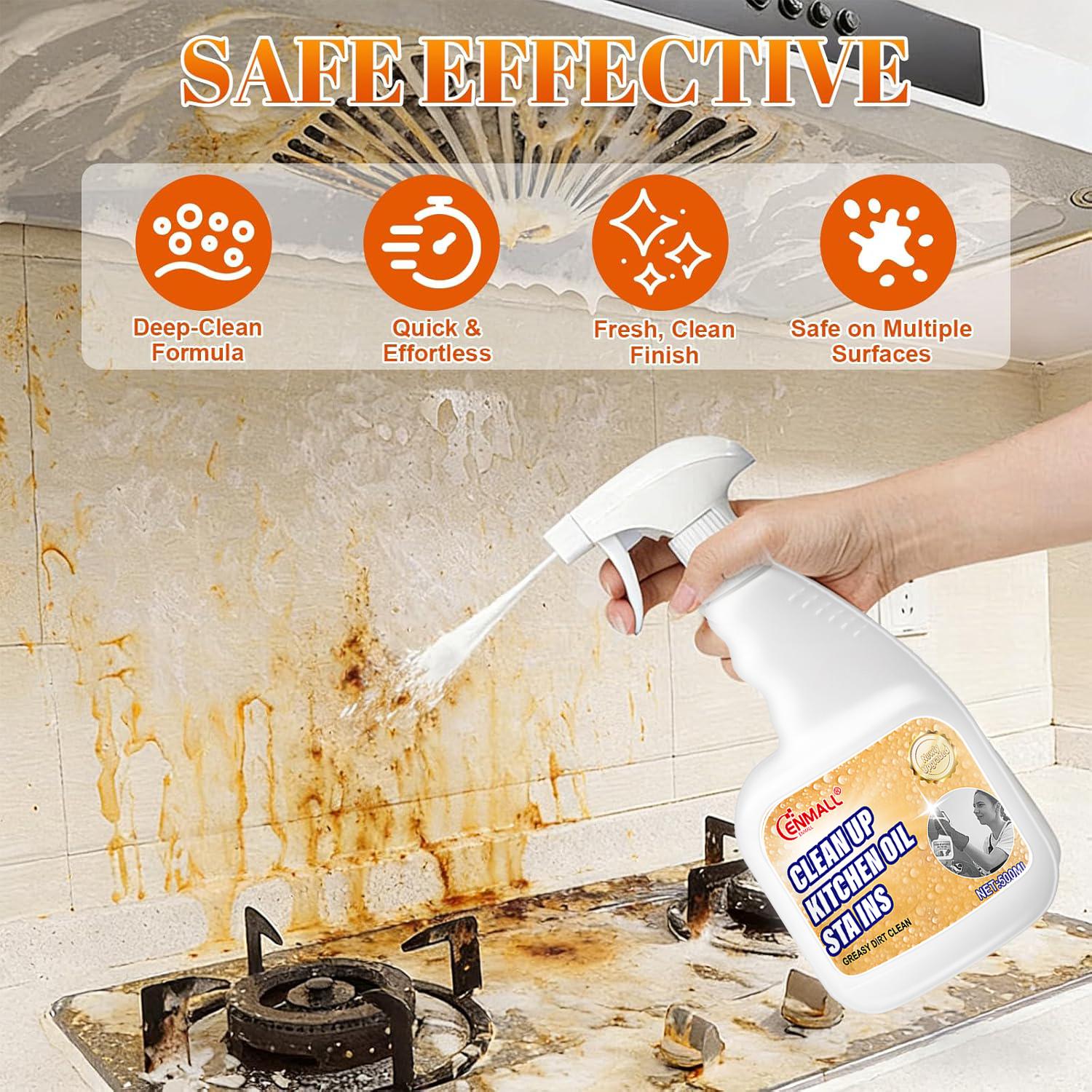 {Inventory Promotion} ENMALL 2026 New Multi-purpose High-efficiency Cleaner,kitchen degreaser with Nozzle,grease cleaner for Kitchen, Oven, Stove, Range Hood, etc.