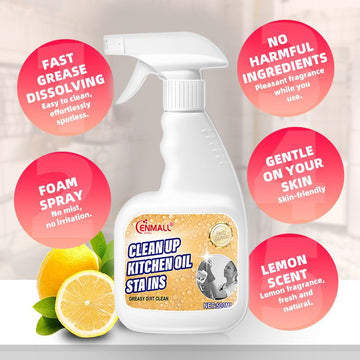 {Inventory Promotion} ENMALL 2026 New Multi-purpose High-efficiency Cleaner,kitchen degreaser with Nozzle,grease cleaner for Kitchen, Oven, Stove, Range Hood, etc.