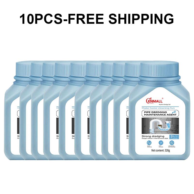 [Limited-time Promotion] ENMALL Powerful household safety grade oil pipe, drain cleaner,sewer, bathroom unblocker - dissolves blockages ,can be used in your home,from the kitchen sink to the washbasin,toilet,floor drain and so on