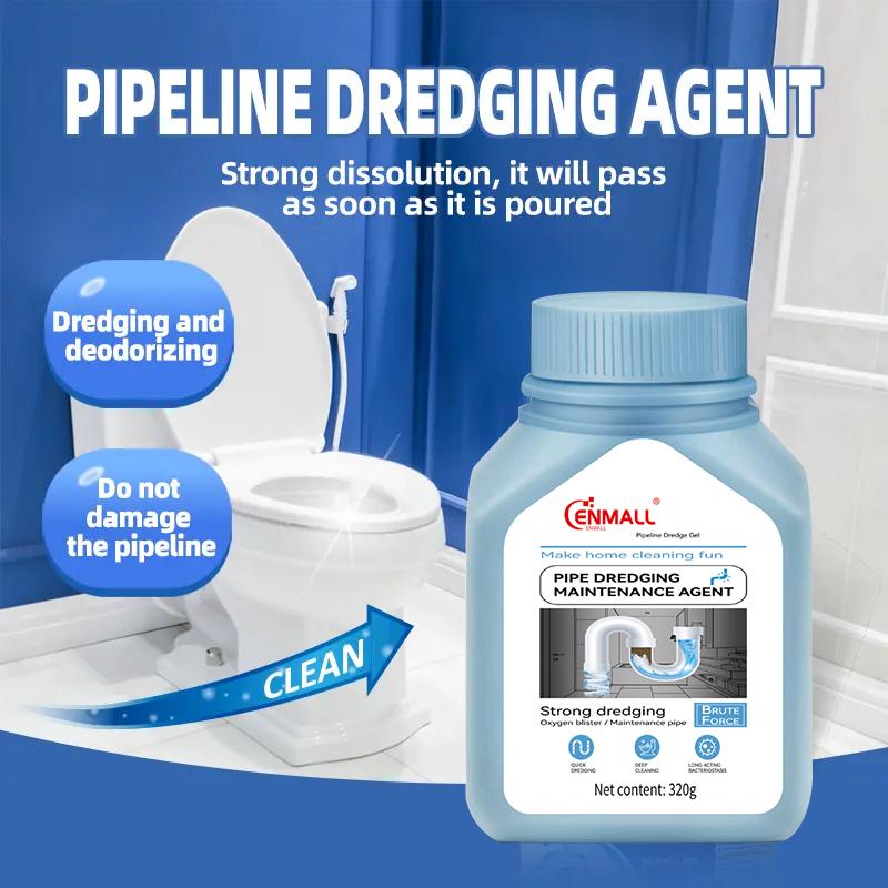 [Limited-time Promotion] ENMALL Powerful household safety grade oil pipe, drain cleaner,sewer, bathroom unblocker - dissolves blockages ,can be used in your home,from the kitchen sink to the washbasin,toilet,floor drain and so on